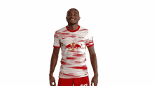 cheer for number18 christopher nkunku rb leipzig wearing my jersey wearing my team shirt