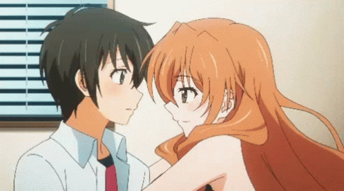 Anime Love Kiss Gifs Tenor