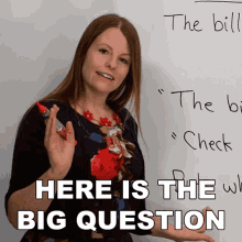 Here Is The Big Question Emma GIF - Here Is The Big Question Emma Engvid GIFs