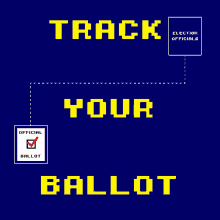 Track Your Ballot Vote In Person GIF - Track Your Ballot Vote In Person Georgia Voter GIFs