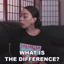 What Is The Difference Kassandra Lee GIF - What Is The Difference Kassandra Lee What Else Is New GIFs