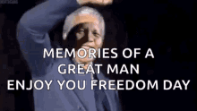 Nelson Mandela Day Memories Of A Great Man GIF - Nelson Mandela Day Memories Of A Great Man Wave GIFs