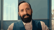 Laughing Mr Curtain GIF - Laughing Mr Curtain Tony Hale GIFs