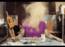 Thanos Snap Pregnant GIF - Thanos Snap Pregnant GIFs