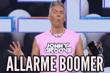 Boomer Alert Allarme Boomer GIF - Boomer Alert Allarme Boomer Jonny Groove GIFs