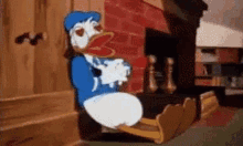 Donald Duck In Love GIF - Donald Duck In Love Heart Beating GIFs