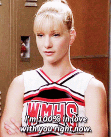 Glee Brittany Pierce GIF - Glee Brittany Pierce Im100percent In Love With You Right Now GIFs