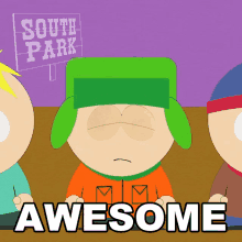 Awesome Kyle Broflovski GIF - Awesome Kyle Broflovski South Park GIFs