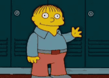 Ralph Los Simpson GIF - Ralph Los Simpson Bye GIFs
