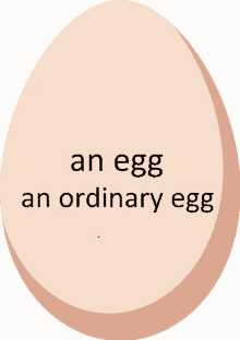 an ordinary egg egg beige egg oval egg shape
