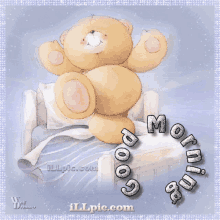 Good Morning Teddy Bear GIF - Good Morning Teddy Bear Beautiful Morning GIFs