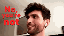 Duncan Laurence No Youre Not GIF - Duncan Laurence No Youre Not GIFs