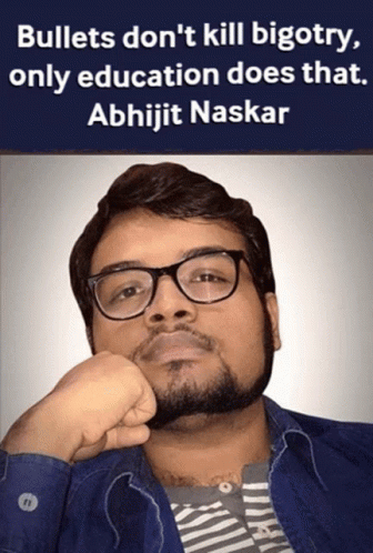 Abhijit Naskar Bigotry GIF - Abhijit Naskar Naskar Bigotry GIFs