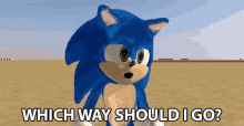 Which Way Should I Go Sonic GIF - Which Way Should I Go Sonic Which Way GIFs