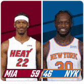 Miami Heat (59) Vs. New York Knicks (46) Half-time Break GIF - Nba Basketball Nba 2021 GIFs