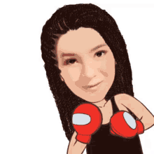 Boxing Girl GIF - Boxing Girl You GIFs