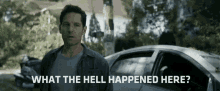 Antman What The Hell Happened Here GIF - Antman What The Hell Happened Here Avengers GIFs