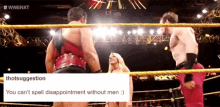 Cant Spell Disappointment Without Men Alexa Bliss GIF - Cant Spell Disappointment Without Men Alexa Bliss GIFs