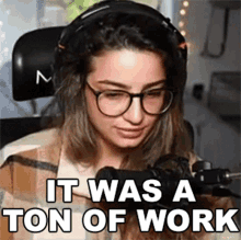 It Was A Ton Of Work Nufo GIF - It Was A Ton Of Work Nufo Thats A Bunch Of Work GIFs