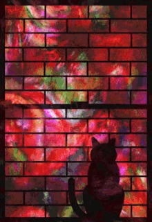 Moving Walls Cats Silhouette GIF - Moving Walls Cats Silhouette Portrait GIFs