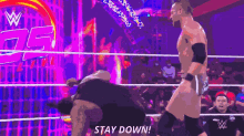 Roderick Strong Stay Down GIF - Roderick Strong Stay Down Wwe GIFs