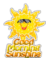 Goodmorning Sun Sticker - Goodmorning Sun Shades Stickers