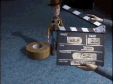 A Lil Blooper GIF - Toy Story2 Woody Tape GIFs