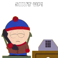 Shut Up Stan Marsh Sticker - Shut Up Stan Marsh South Park Stickers