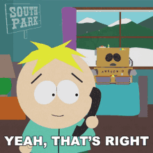Yeah Thats Right Butters Stotch GIF - Yeah Thats Right Butters Stotch Eric Cartman GIFs