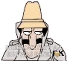 Inspector Moustache GIF - Inspector Moustache Looking GIFs