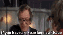 Issue Heres A Tissue GIF - Issues Austin Powers Michael Myers GIFs