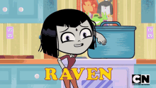 Feliz Raven GIF - Feliz Raven Teen Titans GIFs