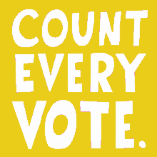 Count Every Vote Every Vote Counts GIF - Count Every Vote Every Vote Counts It Doesnt Matter How You Vote GIFs