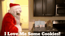 Sml South Pole Santa GIF - Sml South Pole Santa I Love Me Some Cookies GIFs