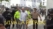 Viva La Patria Abdalábucaram GIF - Viva La Patria Abdalábucaram Raising Hand GIFs