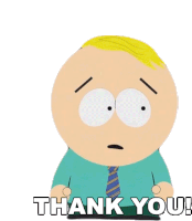 Thank You Butters Stotch Sticker - Thank You Butters Stotch South Park Stickers