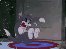 Tom And Jerry Swimming GIF - Tom And Jerry Swimming Caught GIFs