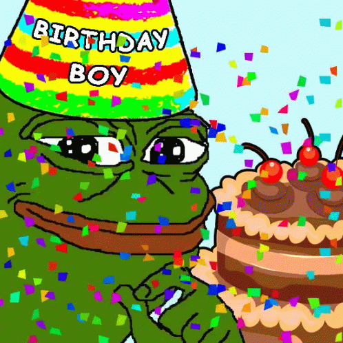 Pepe Birthday Boy GIF - Pepe Birthday Boy Happy Birthday - Discover &amp; Share  GIFs