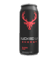 Bucked Up Bucked Up Energy Sticker - Bucked Up Bucked Up Energy Drink Stickers