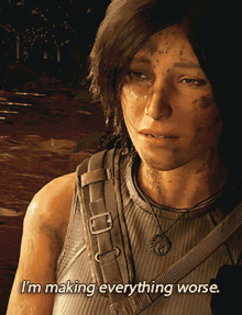 Tomb Raider Lara Croft GIF - Tomb Raider Lara Croft Im Making Everything Worse GIFs