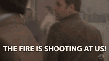The Fire Is Shooting At Us Fire Alarm GIF - The Fire Is Shooting At Us Fire Fire Alarm GIFs