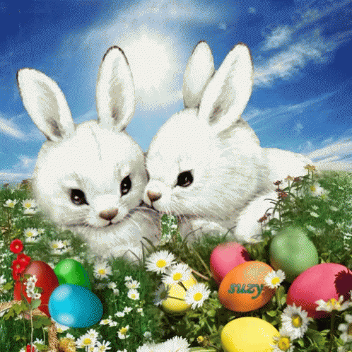 Happy Easter Easter Eggs GIF - Happy Easter Easter Eggs Easter Bunny -  Discover & Share GIFs