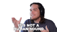 Its Not A Human Sound Sam Johnson Sticker - Its Not A Human Sound Sam Johnson Thats Not How Human Sound Stickers
