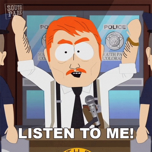 Are you listen to me