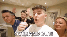 Over And Out Adam Beales GIF - Over And Out Adam Beales Were Out GIFs