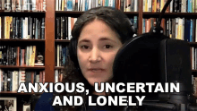 Anxious Uncertain And Lonely Laurie Santos GIF - Anxious Uncertain And Lonely Laurie Santos Startalk GIFs