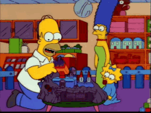 toy homer simpson sergeant thugs mountaintop command post complete with deathbringer missles injury toy homer simpson sergeant thugs mountaintop command post complete with deathbringer missles injury