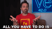 All You Have To Do It Derek Muller GIF - All You Have To Do It Derek Muller Veritasium GIFs