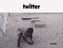 Twitter Eating Sand GIF - Twitter Eating Sand Twitter Sucks GIFs