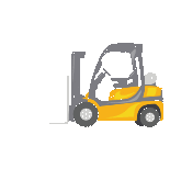 Zero Forks Given Forklift Sticker - Zero Forks Given Forklift No Forks Stickers